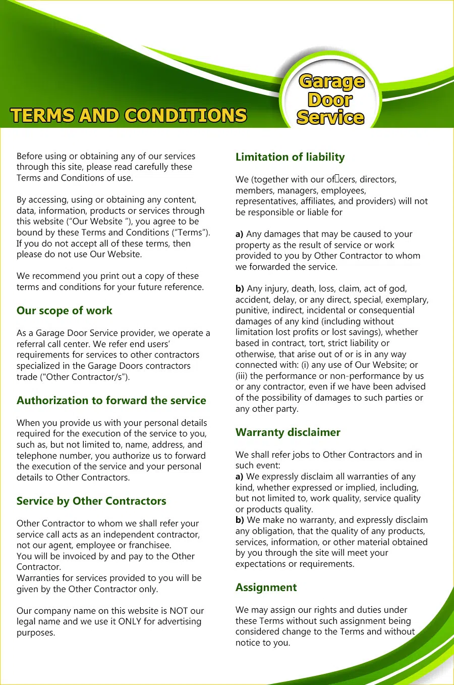 Master Garage Door Service Denver, CO 303-502-2642